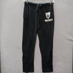 Call Of Duty Men Sleepwear Medium Black Logo Pajama Pants Advance Warfare